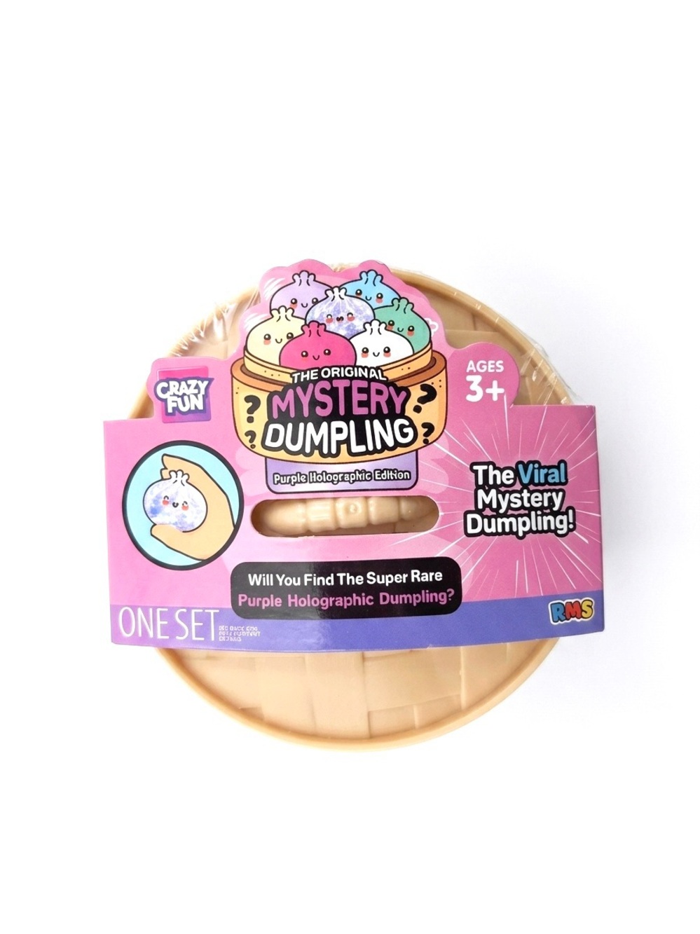 Crazy Fun Mystery Dumpling Purple Holographic Edition RMS NEW authentic sealed